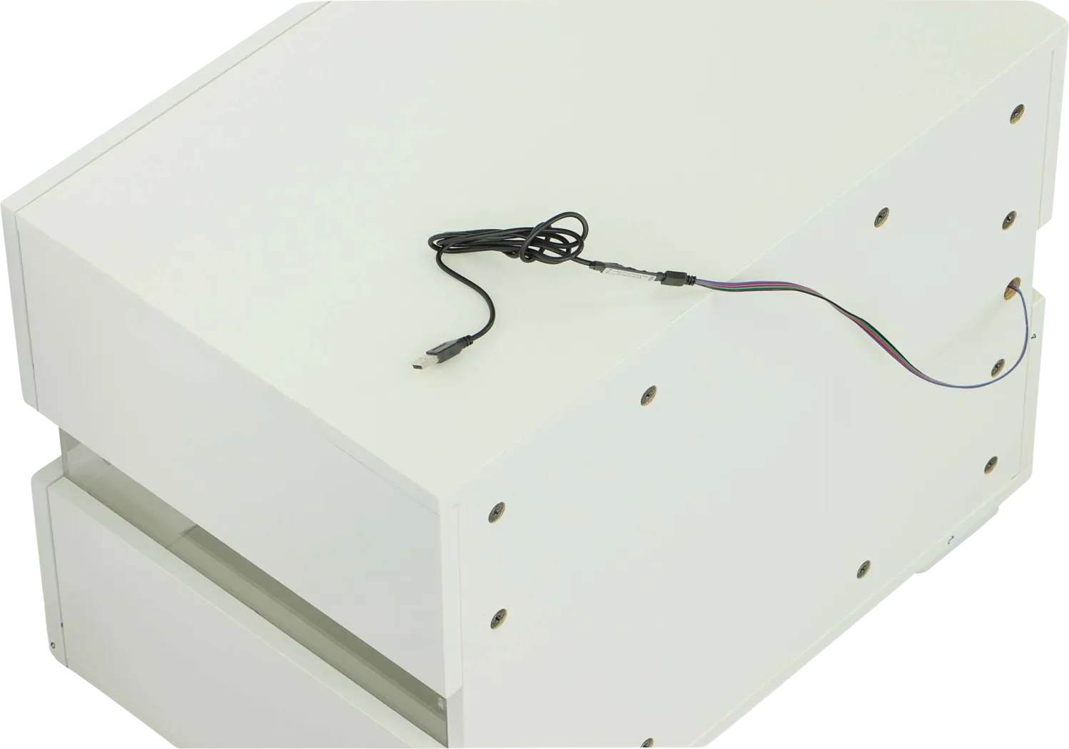 Towhee II White Nightstand - Thumbnail - Image 2