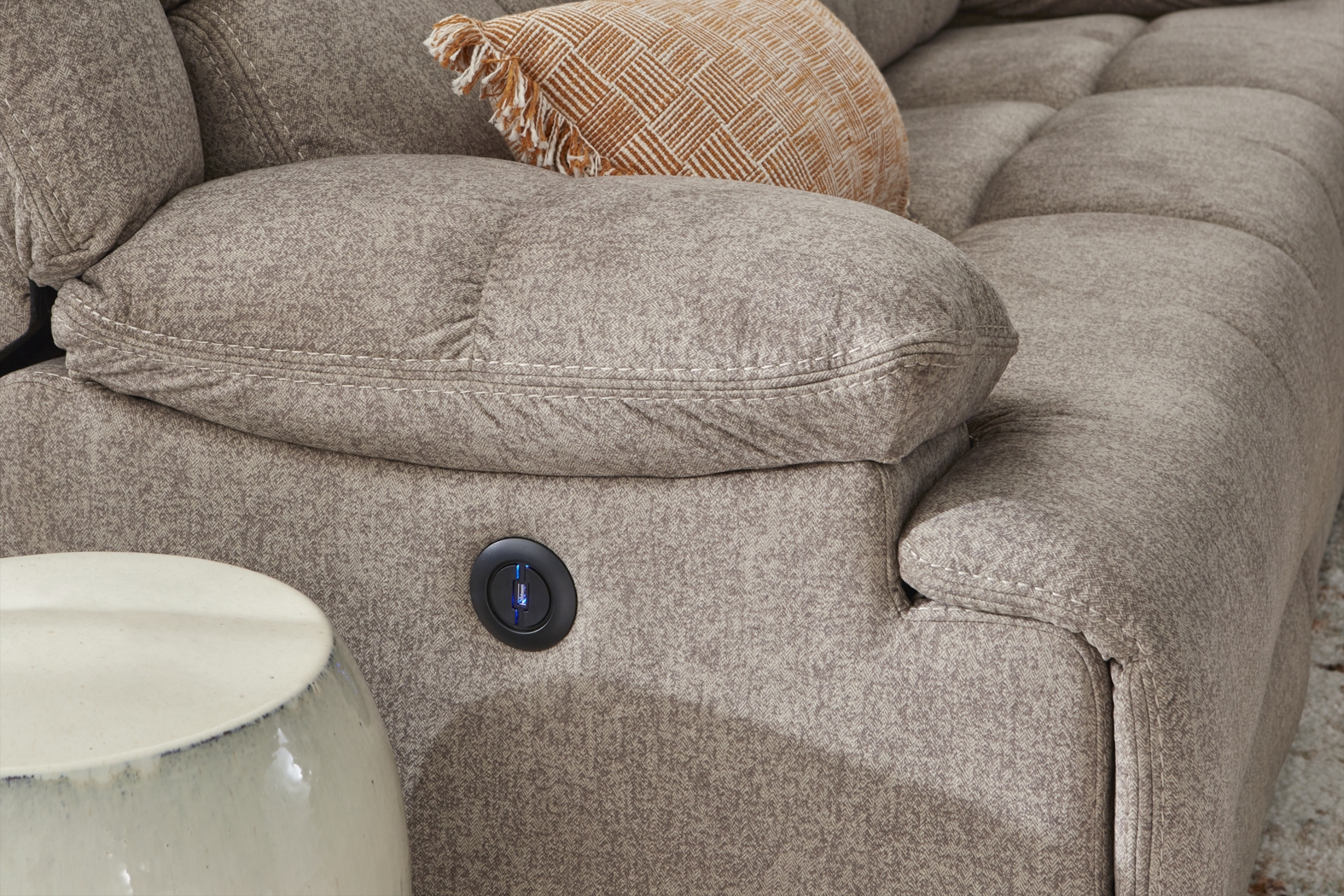 Townsend Brown 3 Pc Reclining Living Room - Thumbnail - Image 5