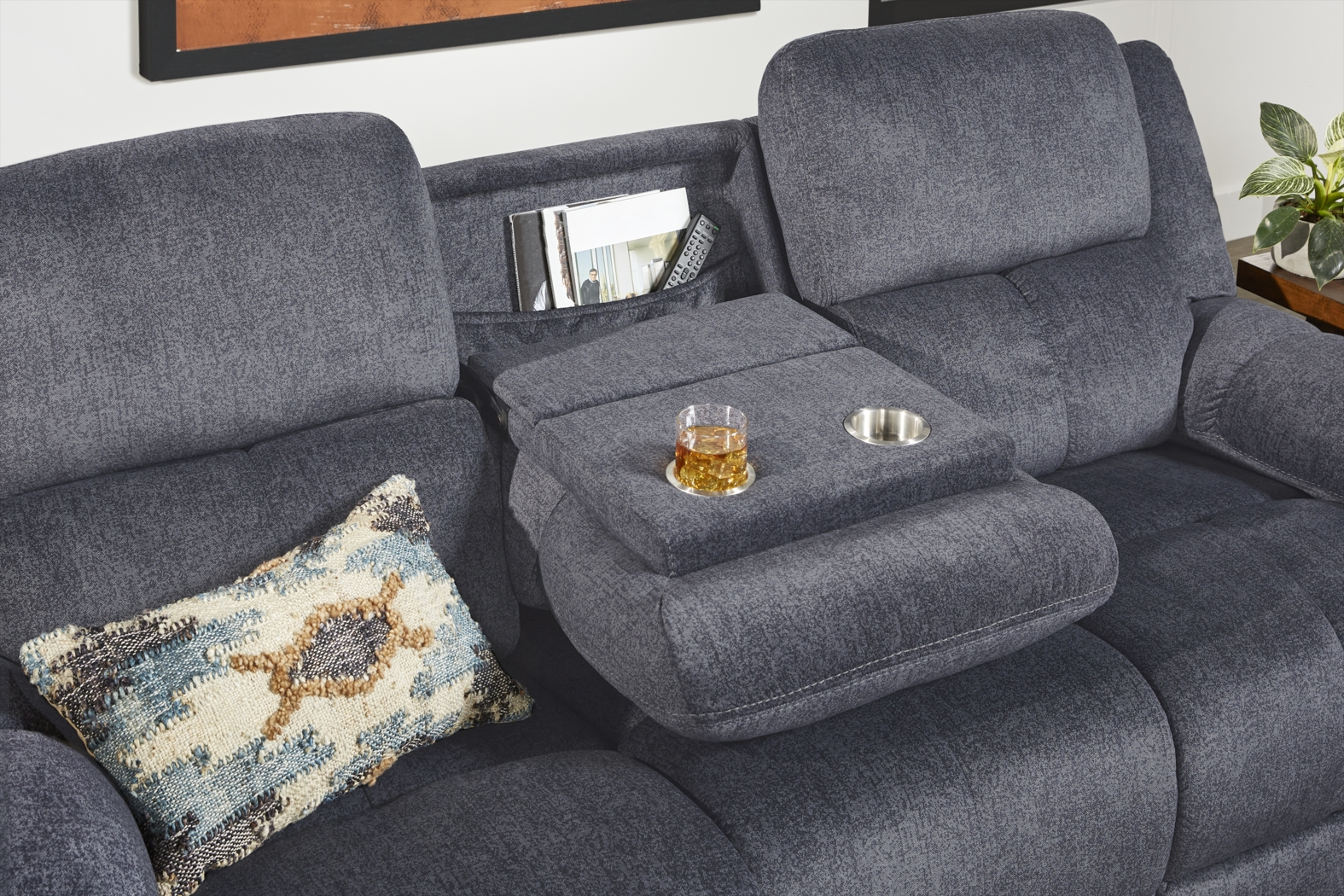 Townsend Gray 5 Pc Reclining Living Room - Thumbnail - Image 9