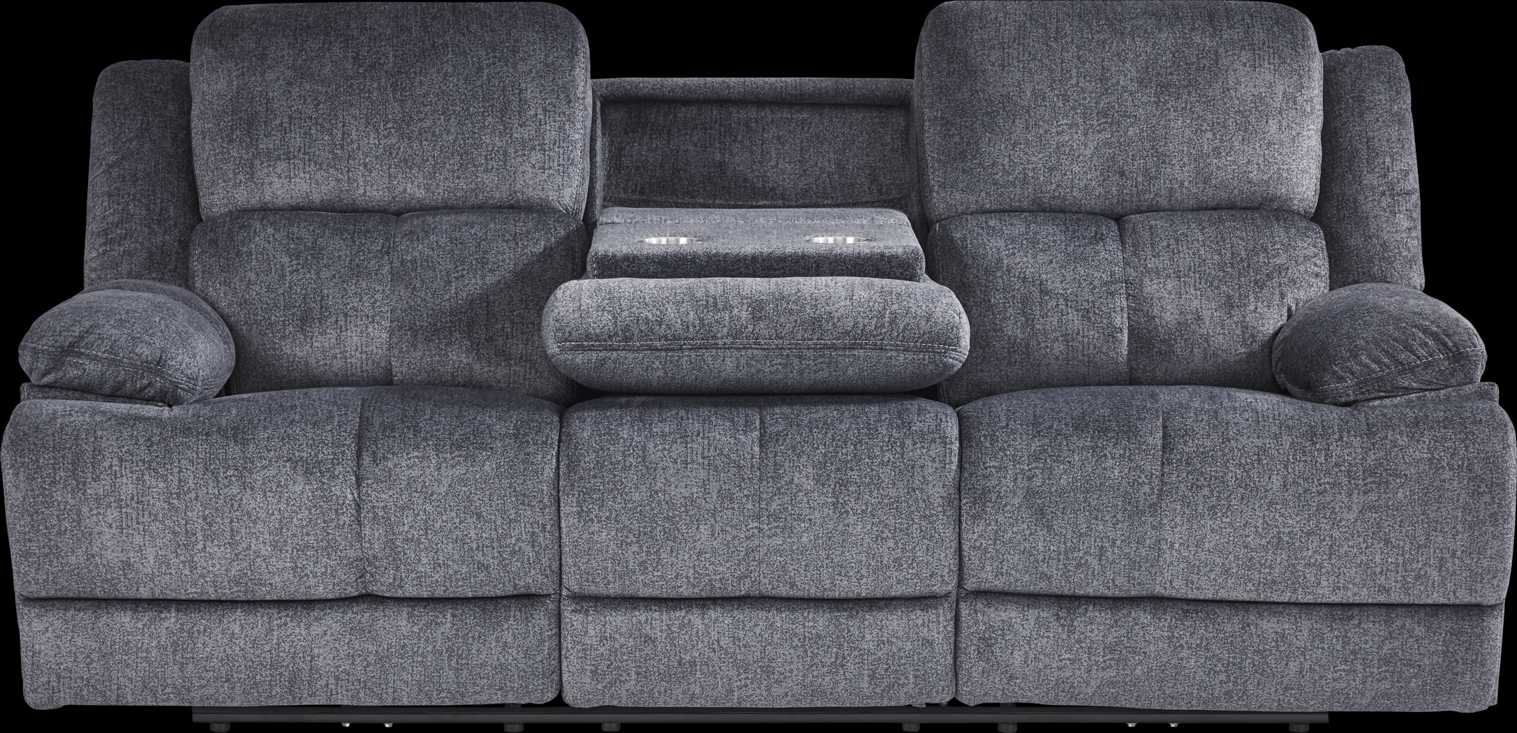 Townsend Gray 2 Pc Living Room with Reclining Sofa - Thumbnail - Image 4
