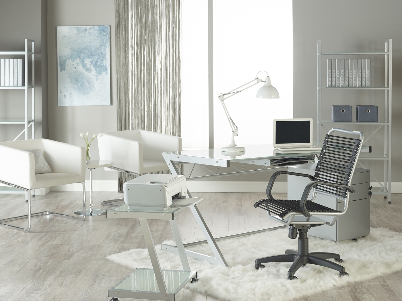 Townsite Silver Office Chair - Thumbnail - Image 2