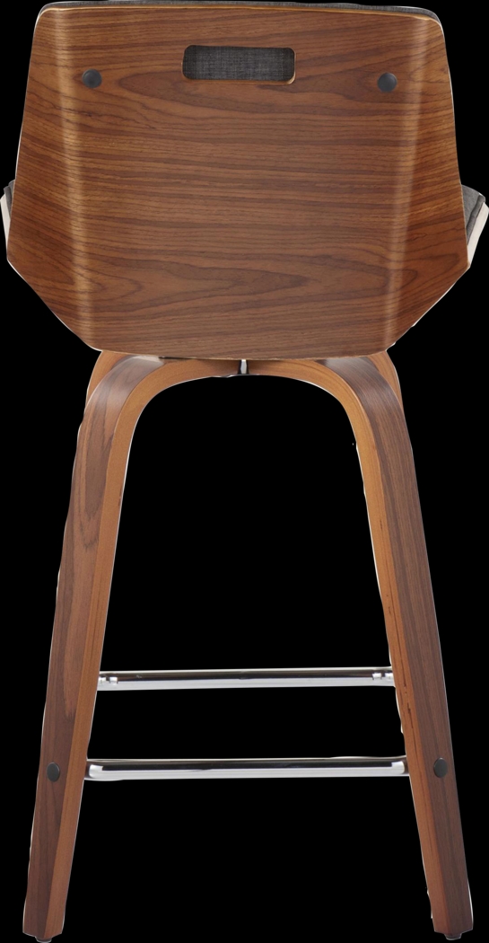 Towton I Charcoal Swivel Counter Height Stool, Set of 2 - Thumbnail - Image 10