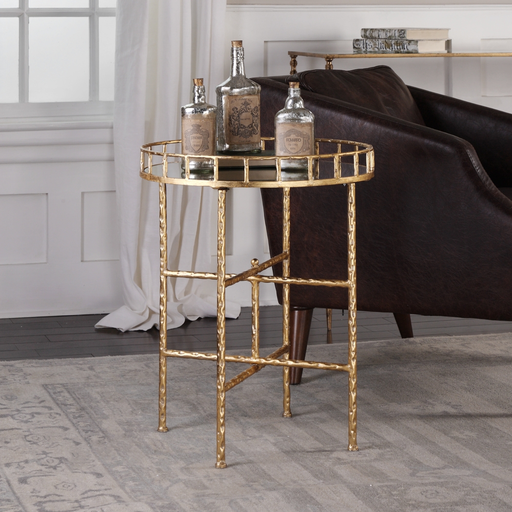 Toxaway Gold Accent Table - Thumbnail - Image 2