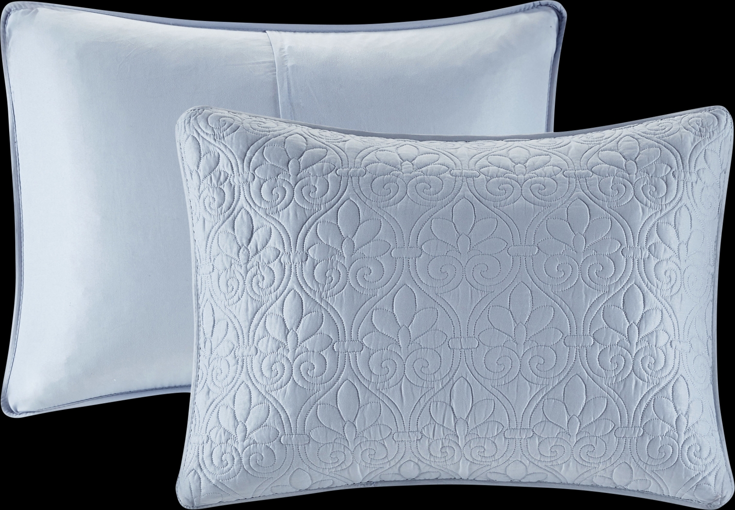 Toyah Blue 3 Pc Queen Bedspread Set - Thumbnail - Image 3