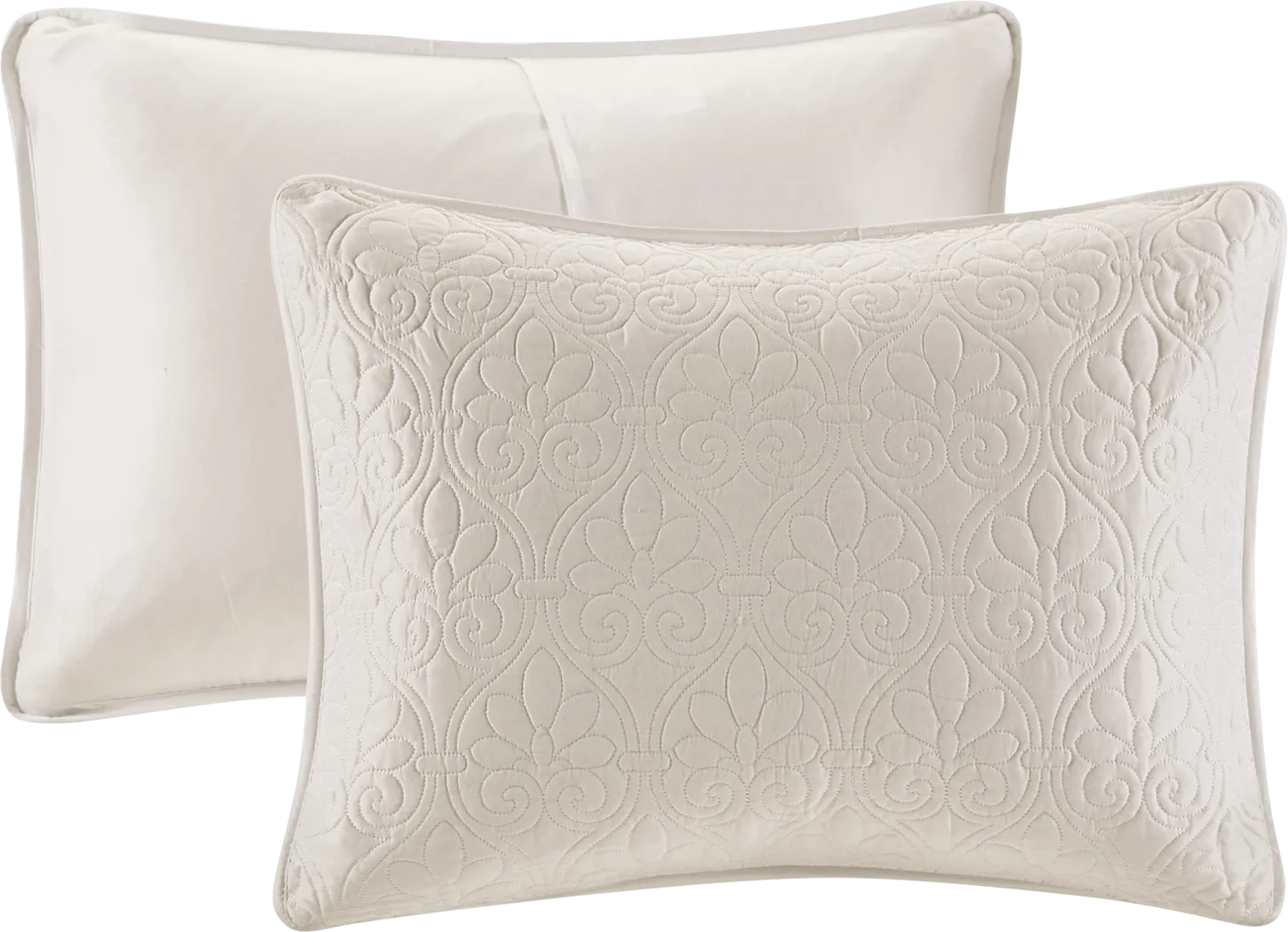 Toyah Cream 3 Pc Full Bedspread Set - Thumbnail - Image 4
