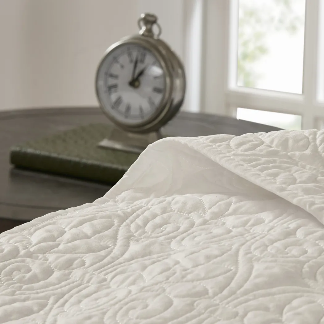 Toyah Cream 3 Pc Twin Bedspread Set - Thumbnail - Image 6