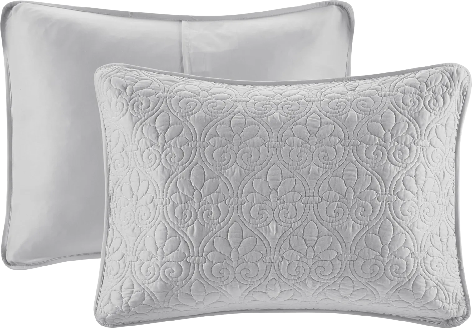 Toyah Gray 3 Pc King Bedspread Set - Thumbnail - Image 3