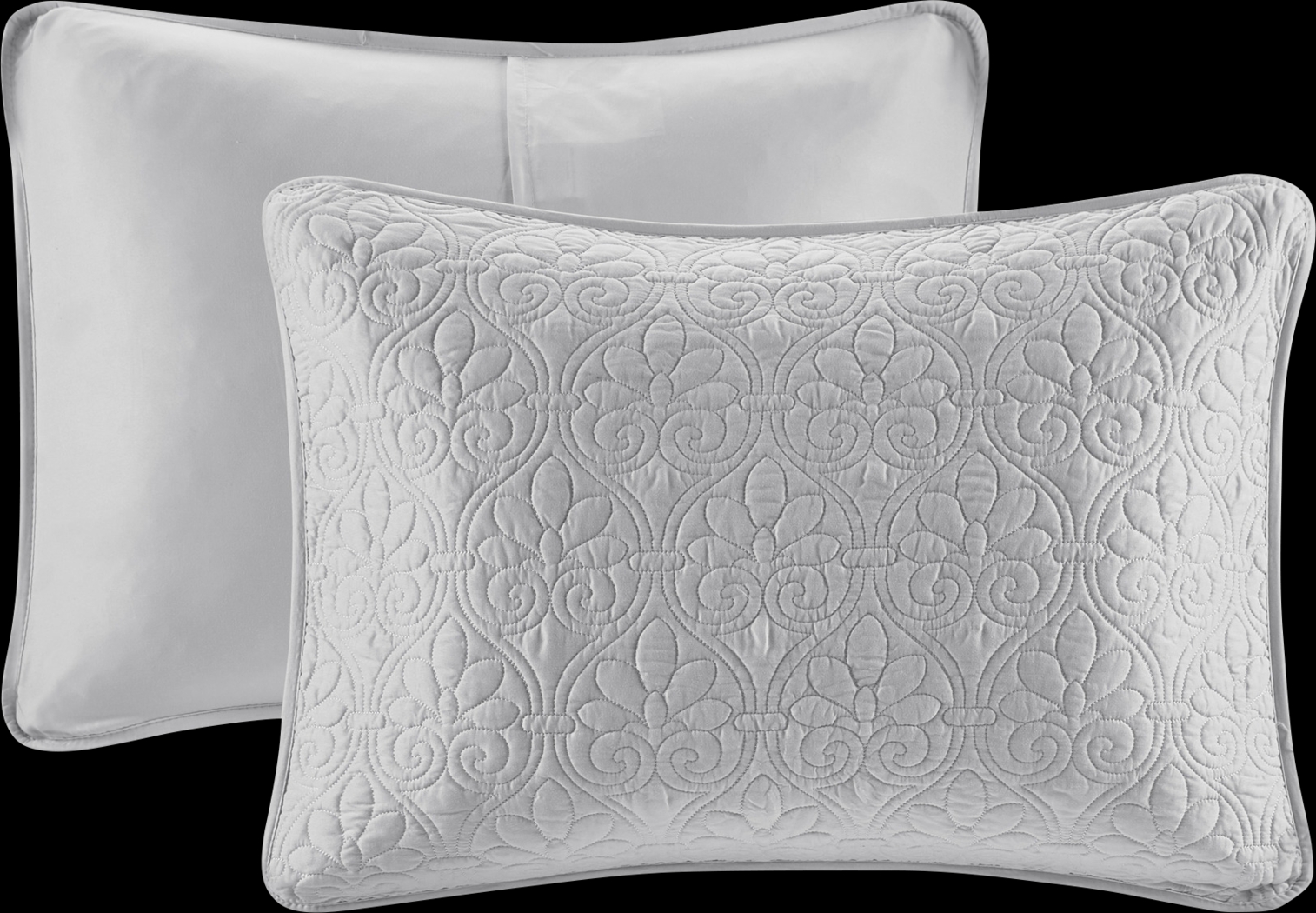 Toyah Gray 3 Pc King/California King Quilt Set - Thumbnail - Image 7