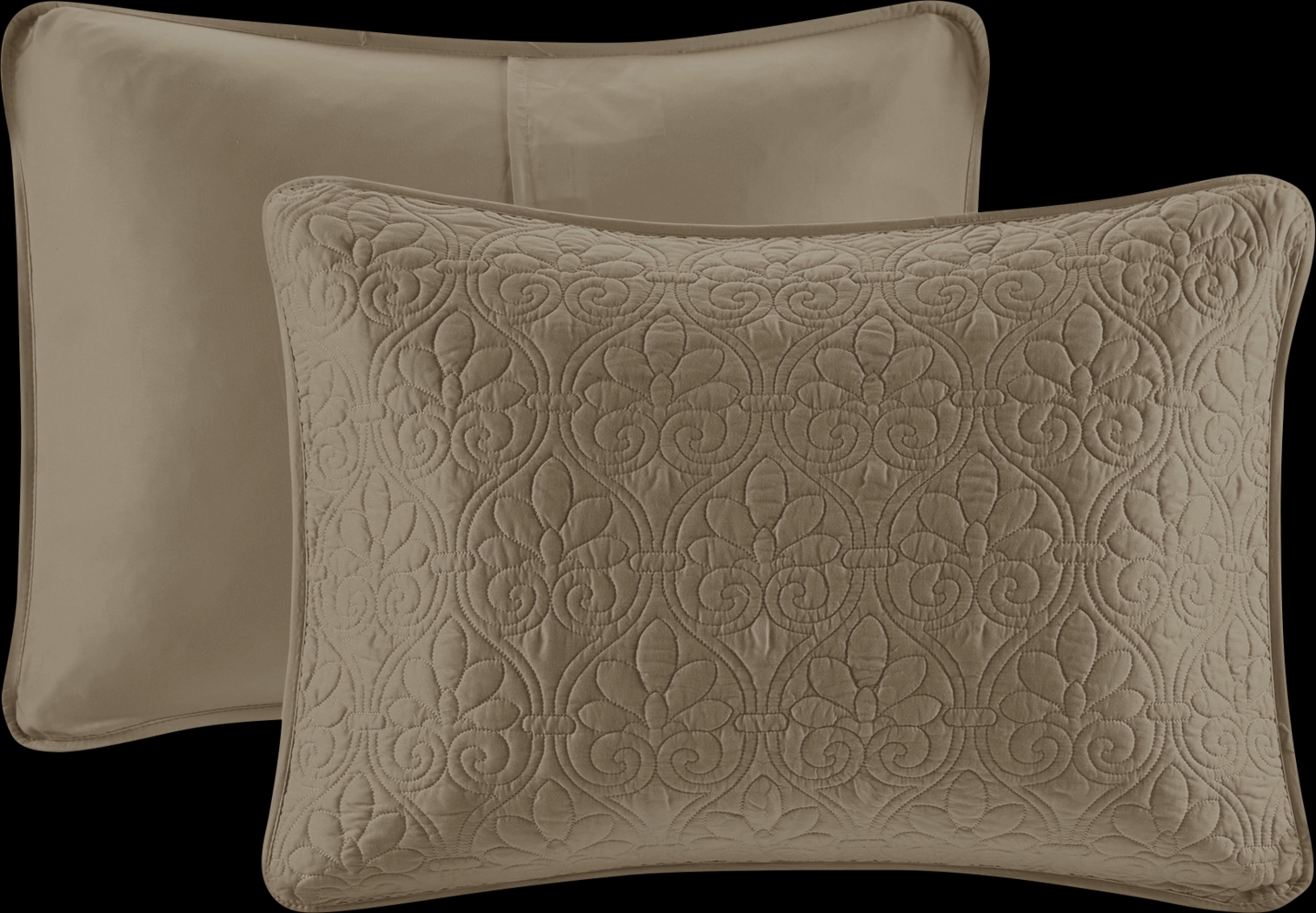 Toyah Mocha Brown 3 Pc King Bedspread Set - Thumbnail - Image 6