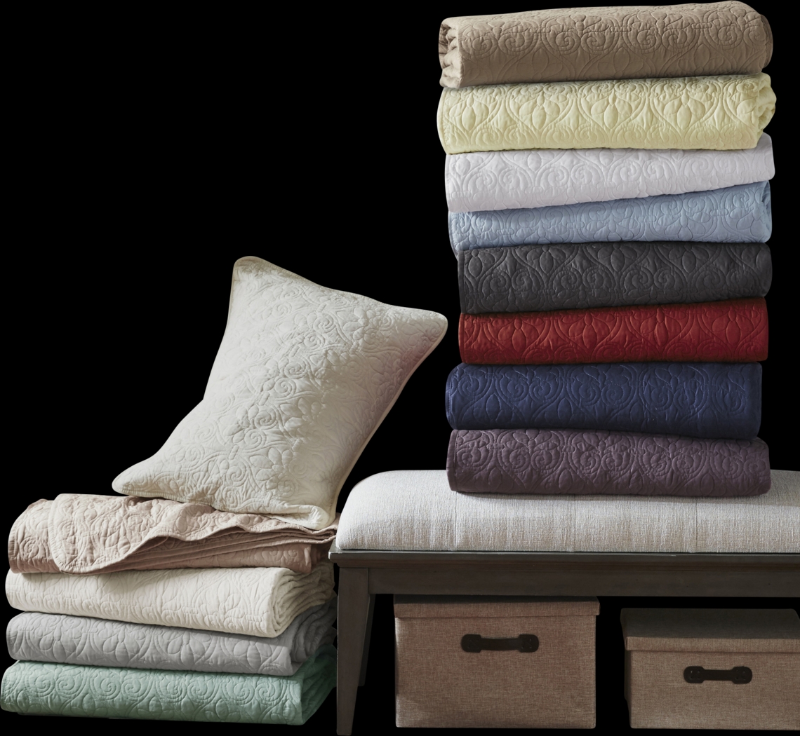 Toyah Navy 3 Pc Full Bedspread Set - Thumbnail - Image 10