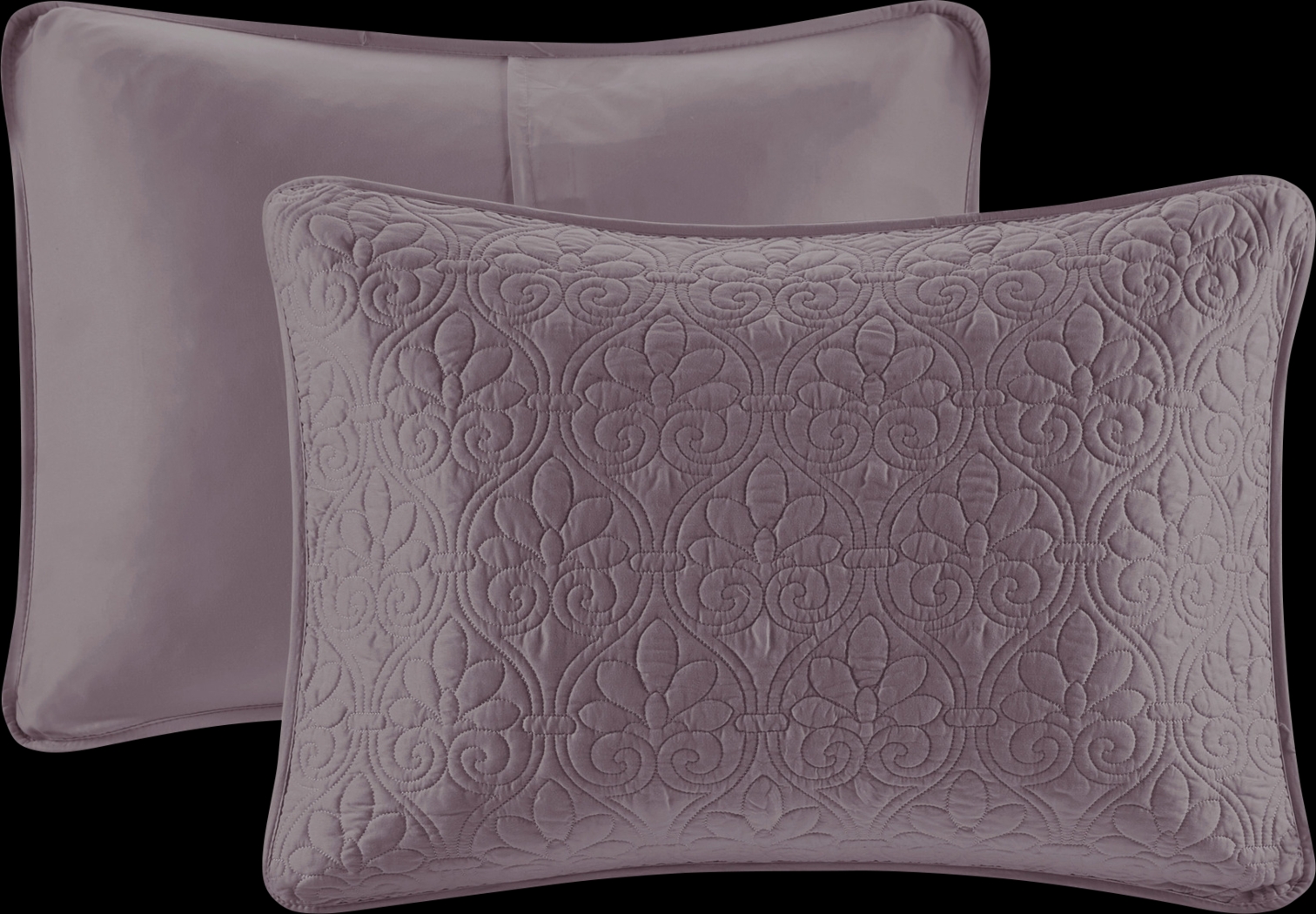 Toyah Purple 3 Pc King Bedspread Set - Thumbnail - Image 5