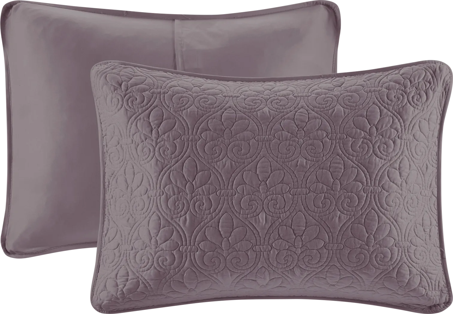Toyah Purple 3 Pc Queen Bedspread Set - Thumbnail - Image 5