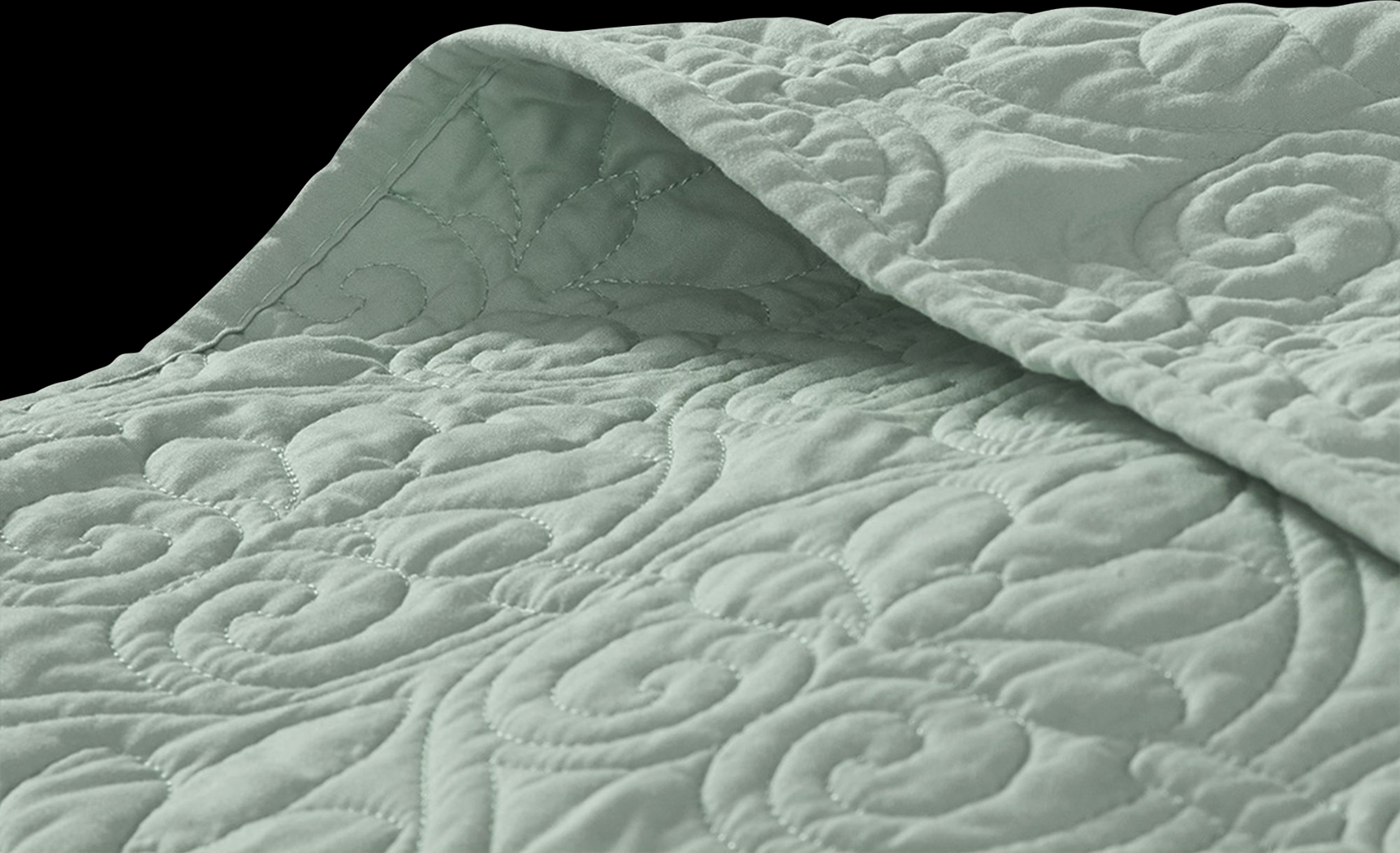 Toyah Seafoam Green 3 Pc Twin/Twin XL Quilt Set - Thumbnail - Image 6