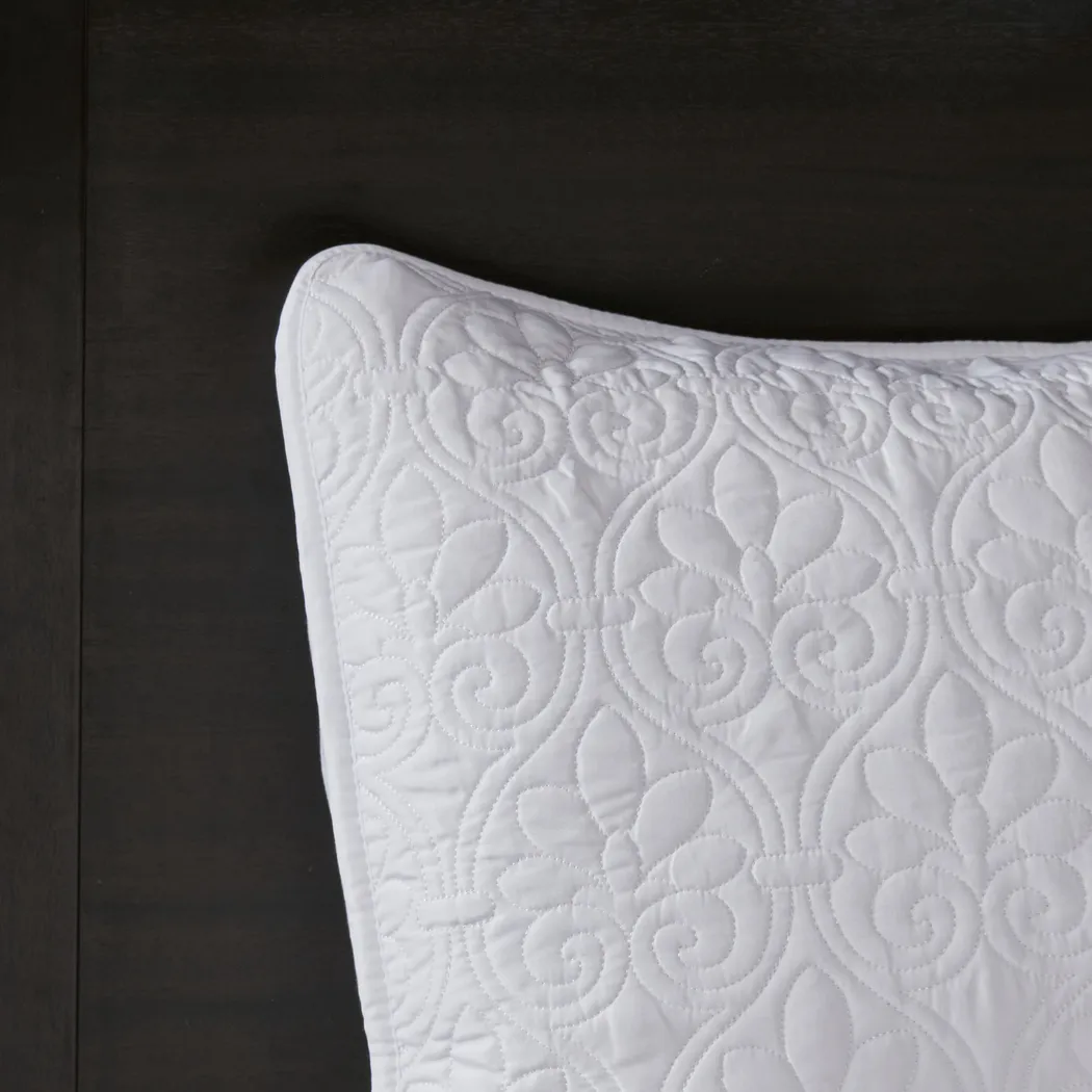 Toyah White 3 Pc Full Bedspread Set - Thumbnail - Image 6
