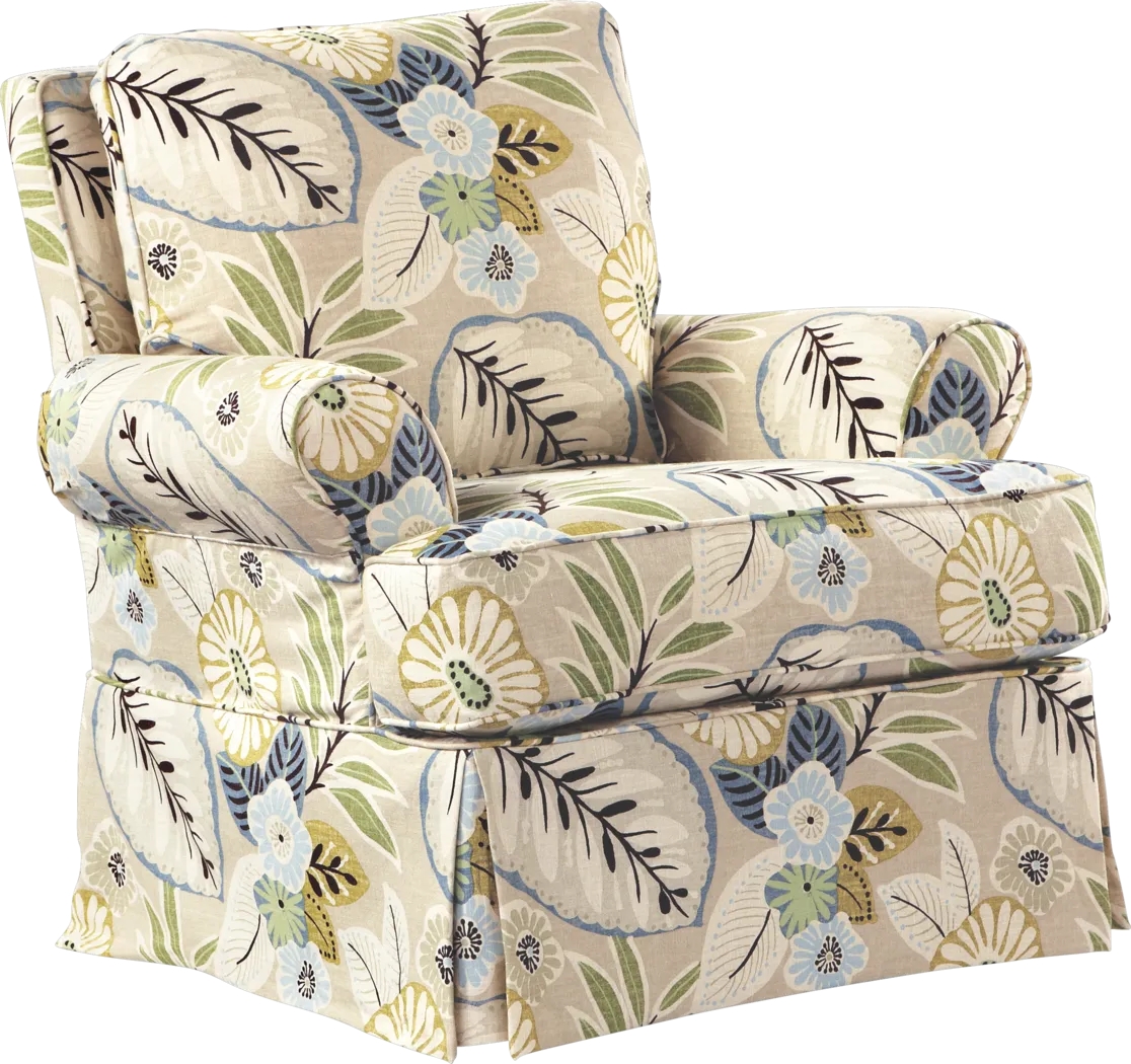 Tracey Beachcomber Linen Accent Chair - Thumbnail - Image 1