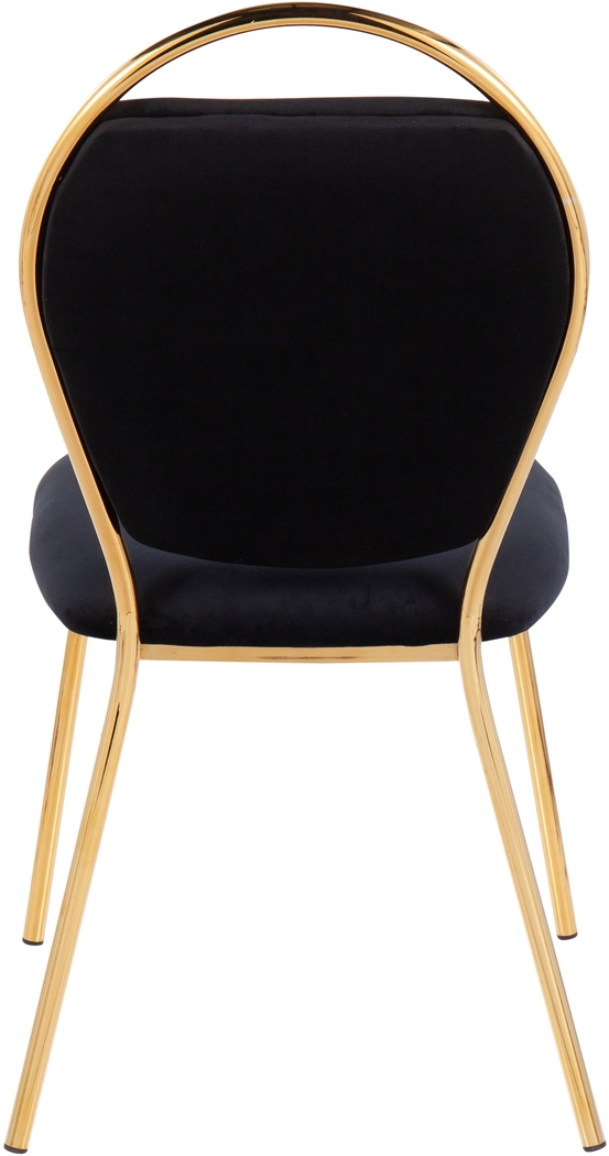 Trafalger Black Side Chair, Set of 2 - Thumbnail - Image 5