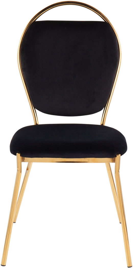 Trafalger Black Side Chair, Set of 2 - Thumbnail - Image 6