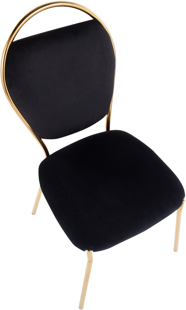 Trafalger Black Side Chair, Set of 2 - Thumbnail - Image 7