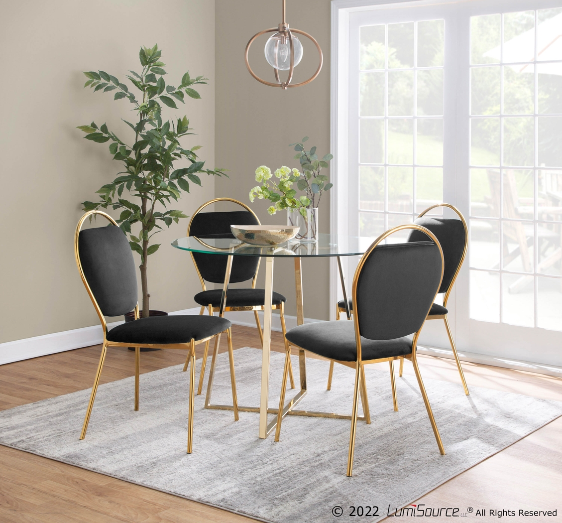 Trafalger Black Side Chair, Set of 2 - Thumbnail - Image 8