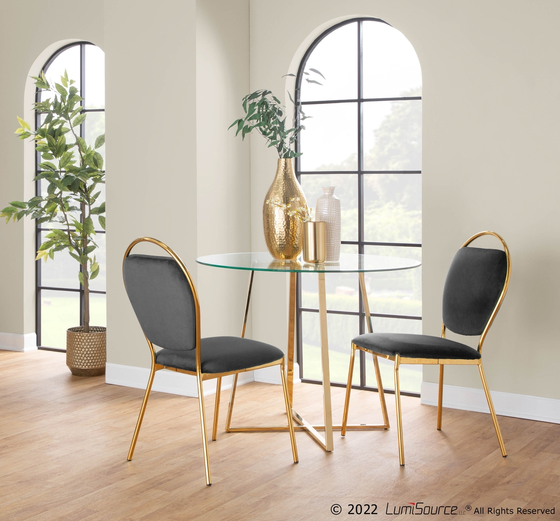 Trafalger Black Side Chair, Set of 2 - Thumbnail - Image 10