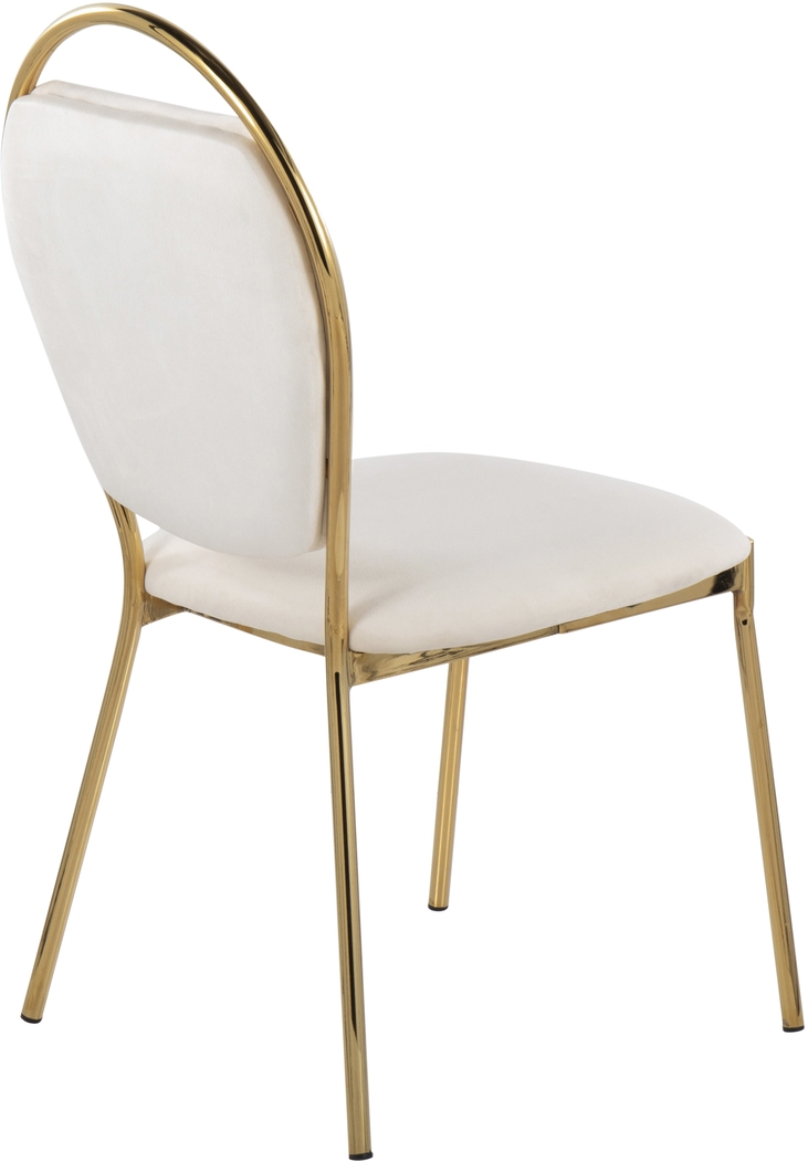 Trafalger Cream Side Chair, Set of 2 - Thumbnail - Image 4