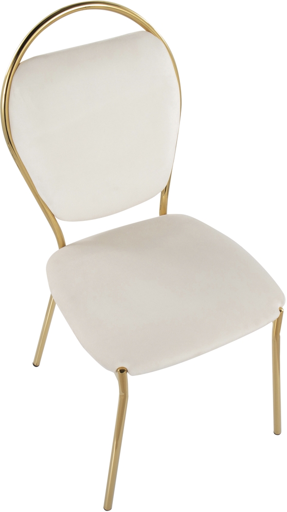 Trafalger Cream Side Chair, Set of 2 - Thumbnail - Image 7