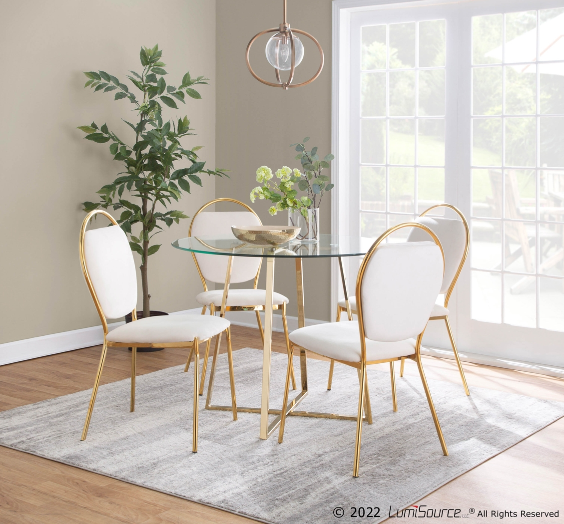 Trafalger Cream Side Chair, Set of 2 - Thumbnail - Image 8