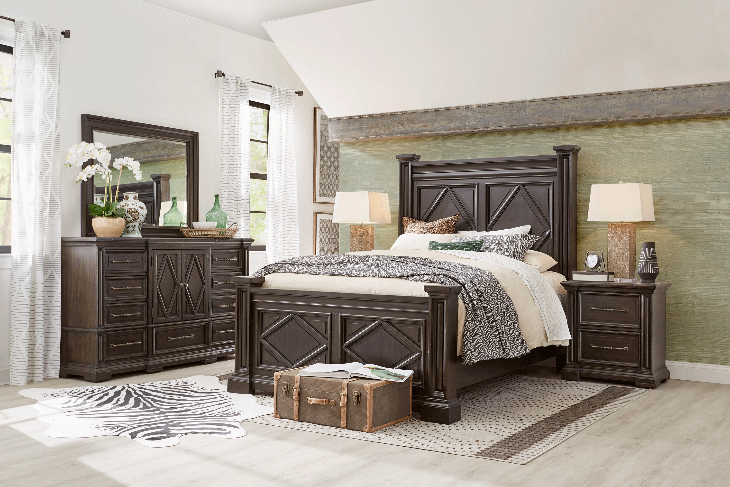 Trail Woods Black 5 Pc King Bedroom - Thumbnail - Image 1