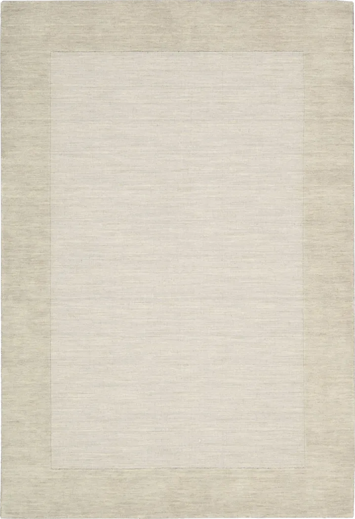 Tranquil Ripple Cream 5'6 x 7'5 Rug - Thumbnail - Image 1