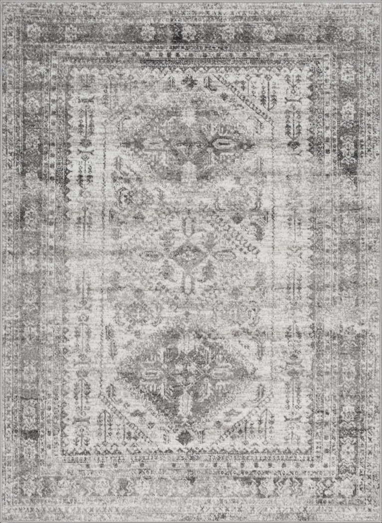 Transcom III Gray 3'11 x 5'7 Rug - Thumbnail - Image 1