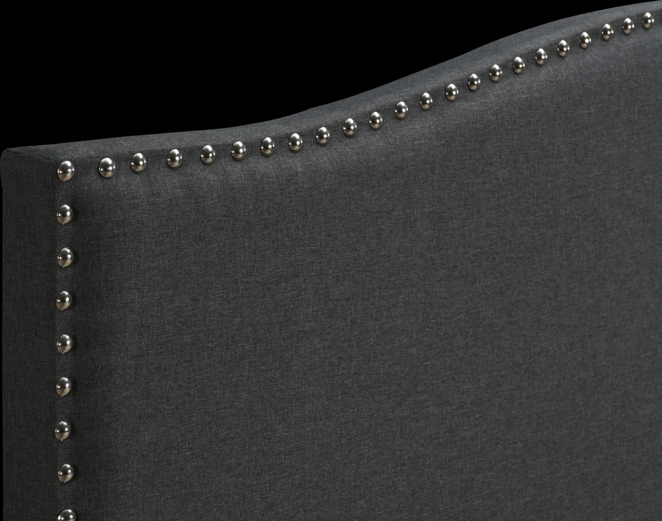 Trapon Charcoal Queen Bed - Thumbnail - Image 2