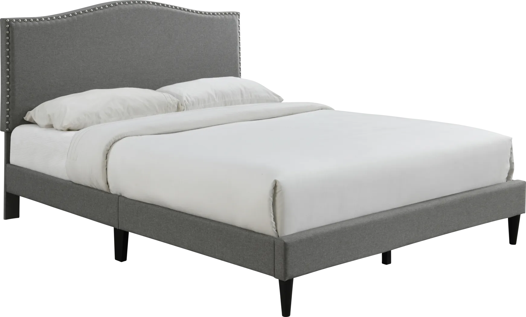 Trapon Gray King Bed - Thumbnail - Image 1