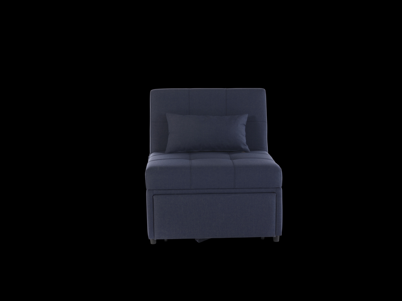 Traskwood Blue Sleeper Chair - Thumbnail - Image 2