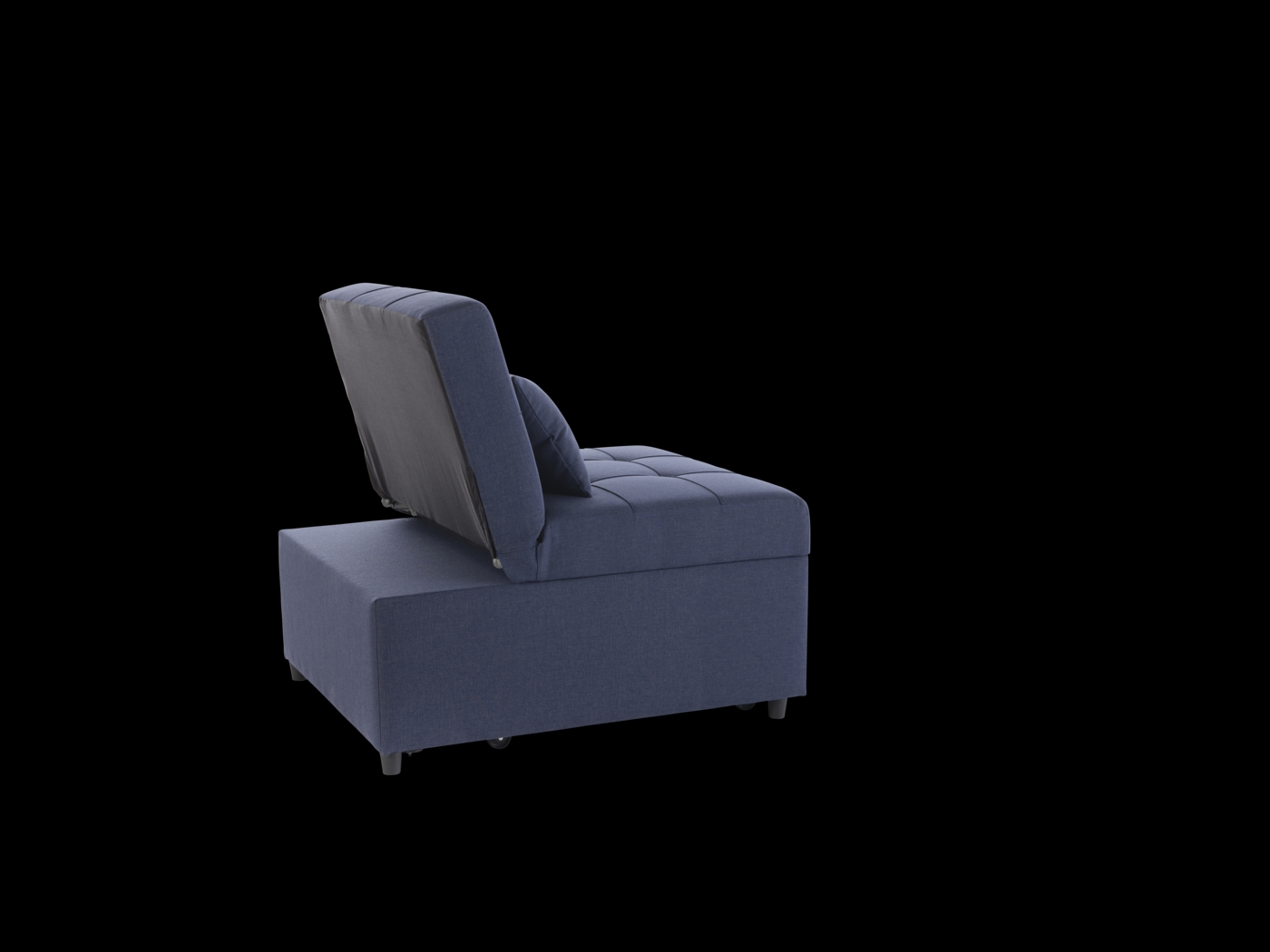 Traskwood Blue Sleeper Chair - Thumbnail - Image 4