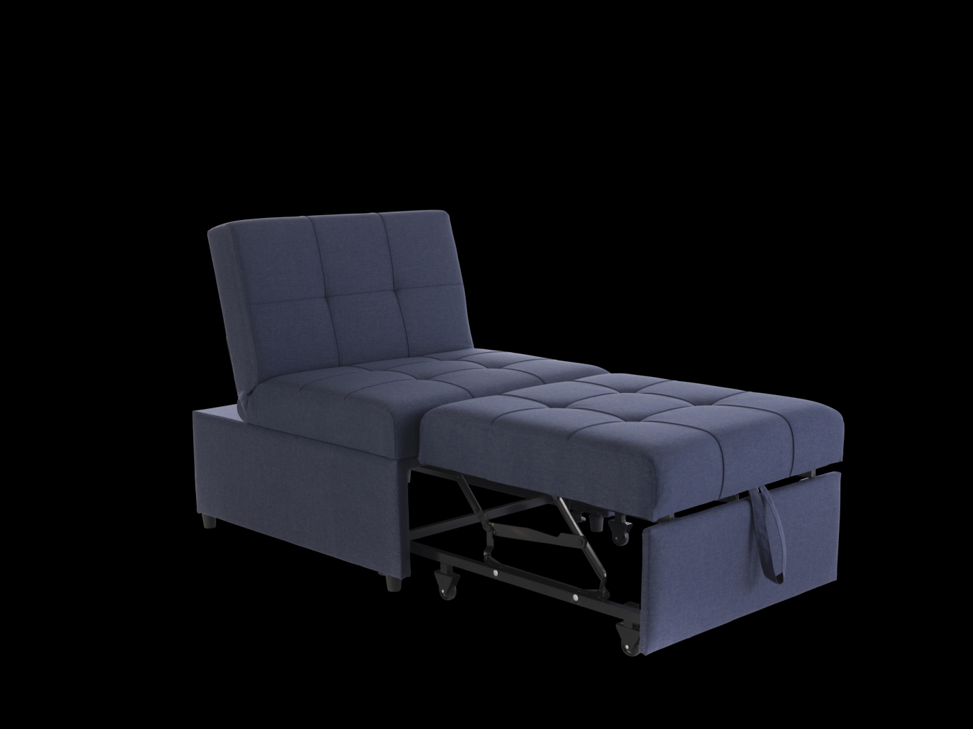 Traskwood Blue Sleeper Chair - Thumbnail - Image 9