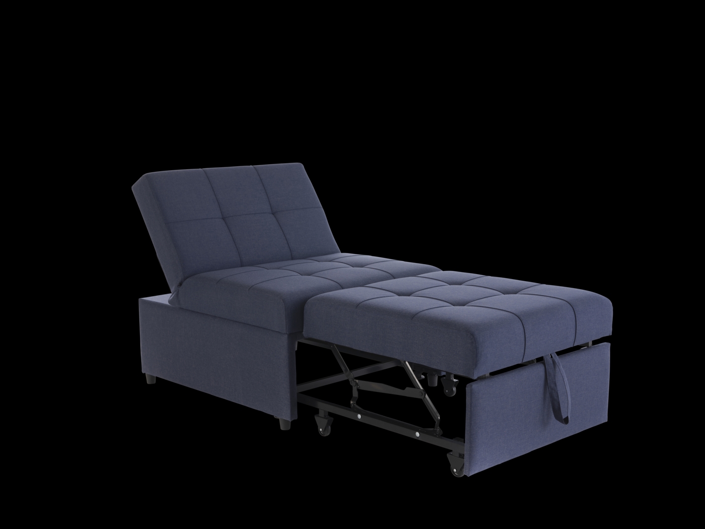 Traskwood Blue Sleeper Chair - Thumbnail - Image 10