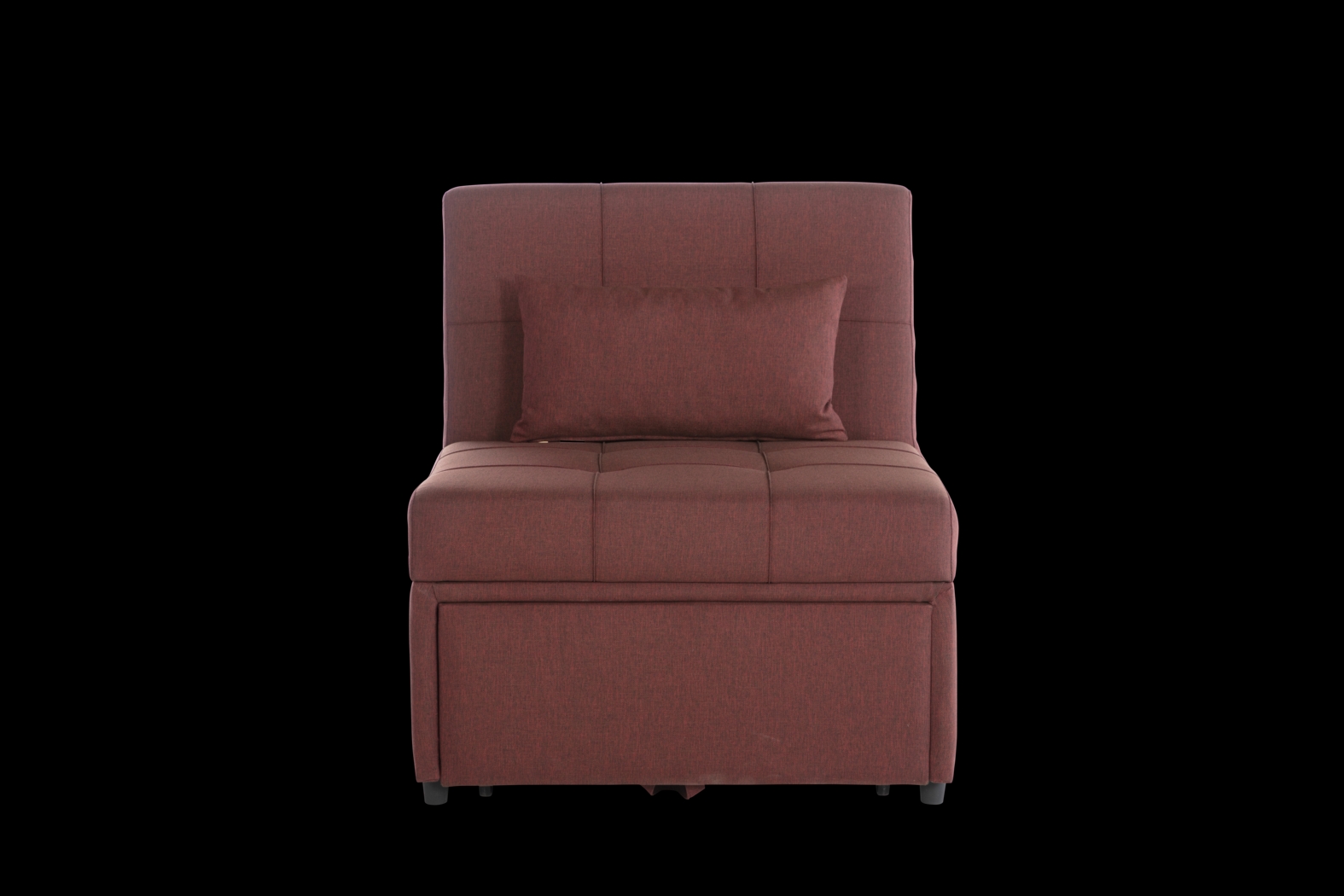 Traskwood Burgundy Sleeper Chair - Thumbnail - Image 2
