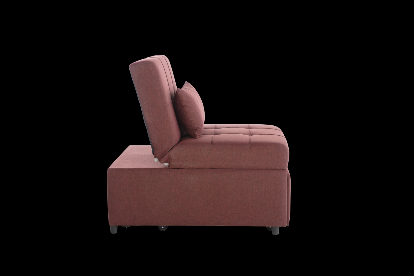 Traskwood Burgundy Sleeper Chair - Thumbnail - Image 3