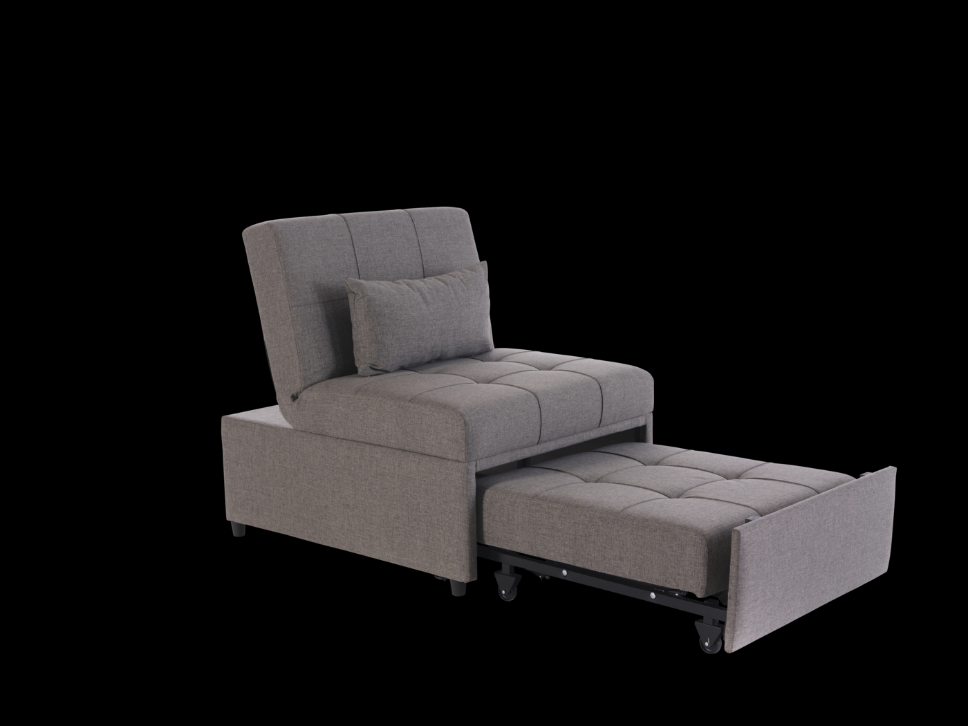 Traskwood Gray Sleeper Chair - Thumbnail - Image 6