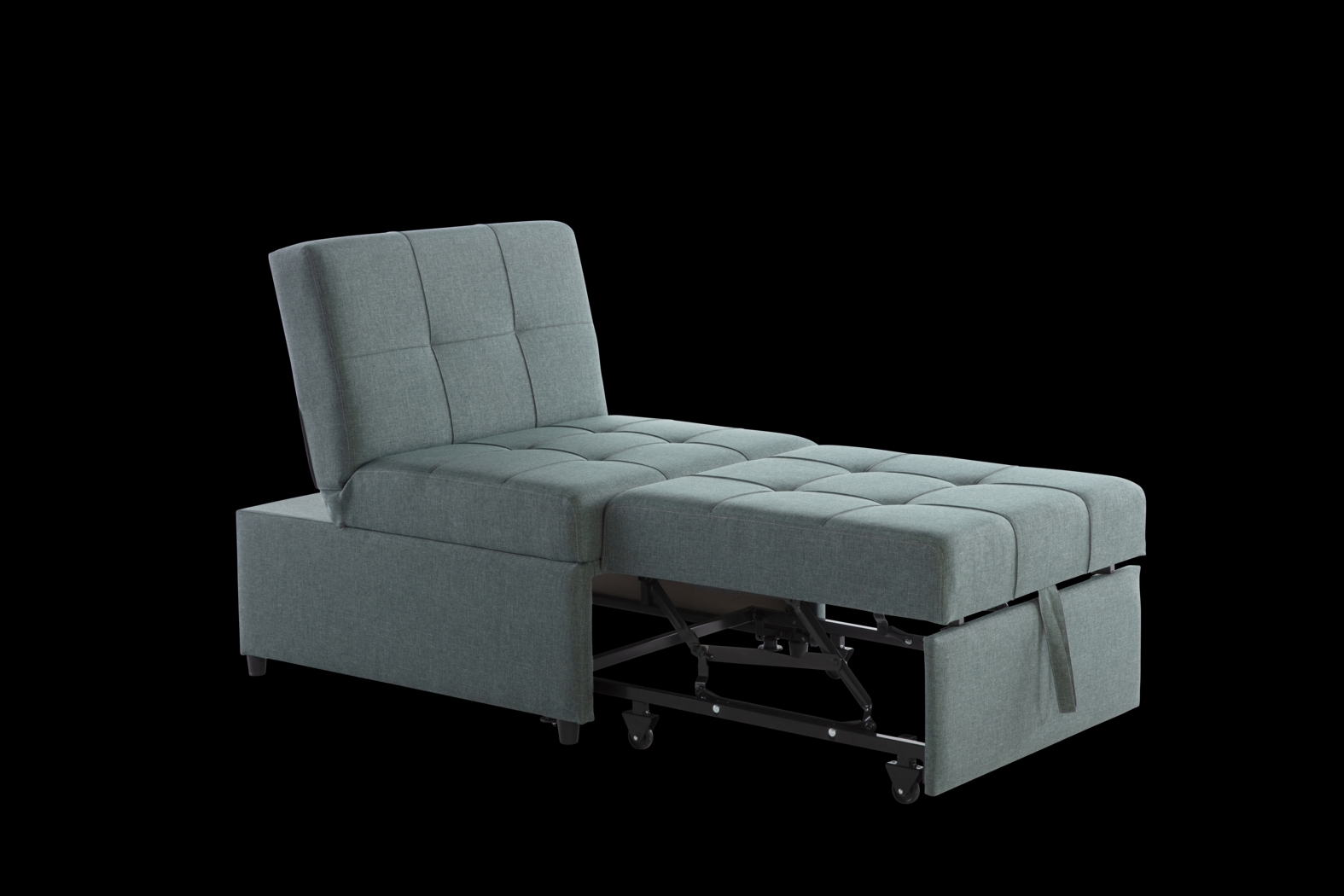 Traskwood Green Sleeper Chair - Thumbnail - Image 8