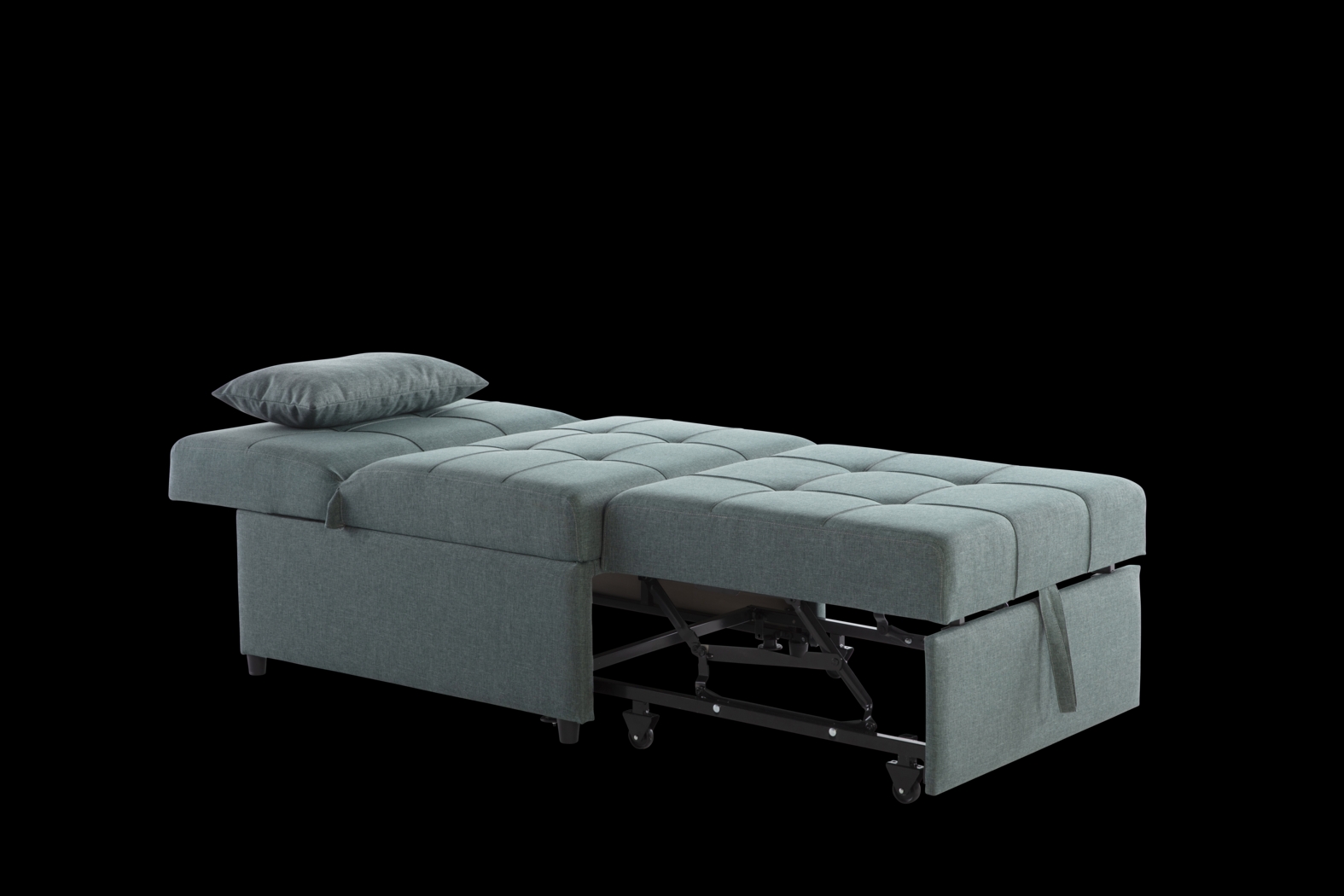 Traskwood Green Sleeper Chair - Thumbnail - Image 10