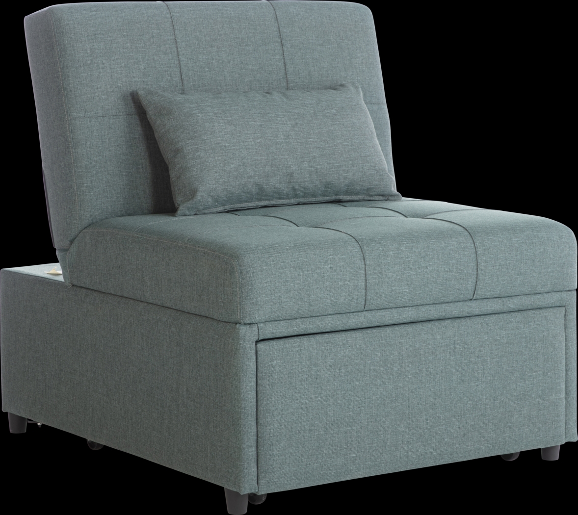 Traskwood Green Sleeper Chair - Thumbnail - Image 1