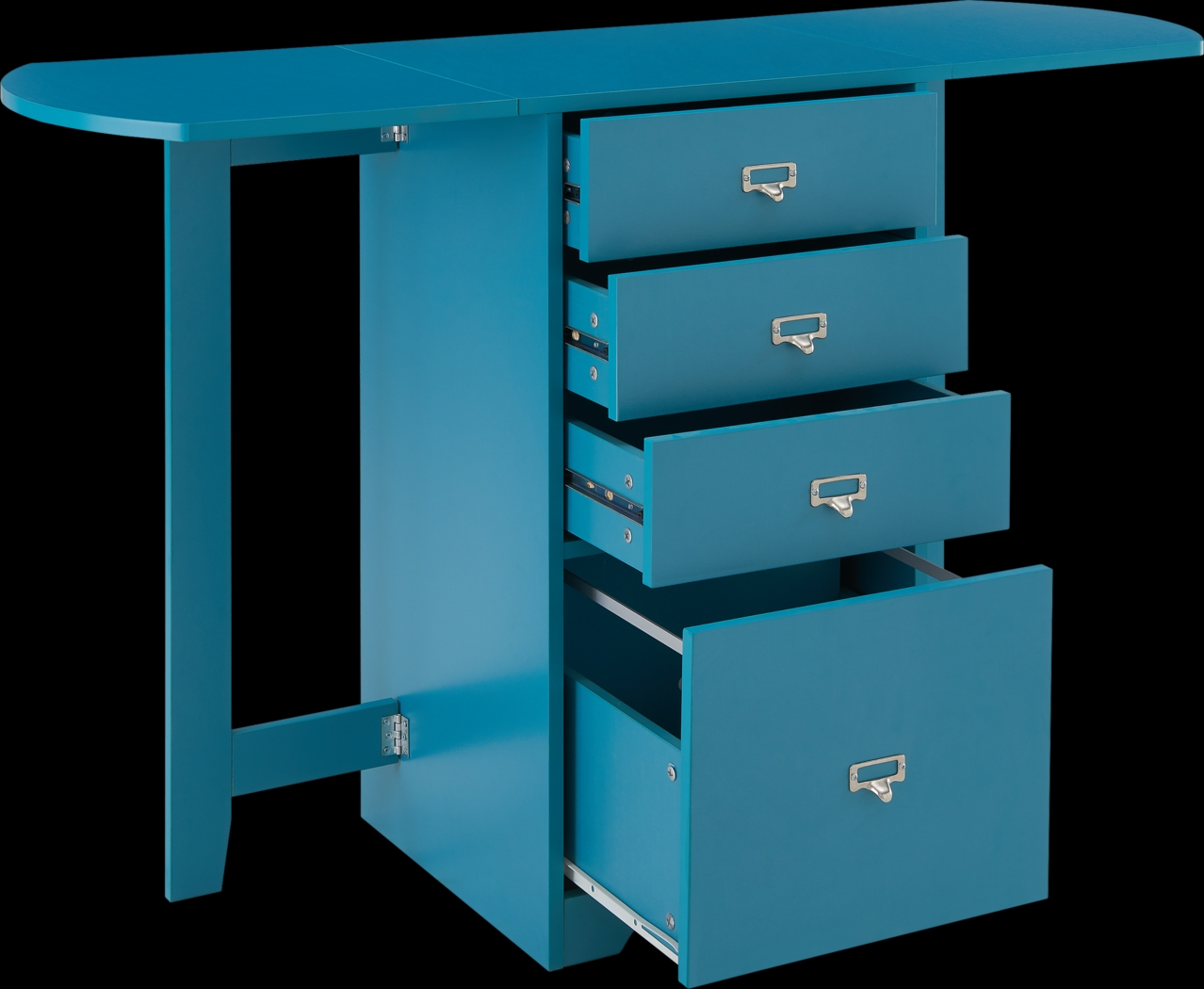 Travia Blue Folding Desk - Thumbnail - Image 2