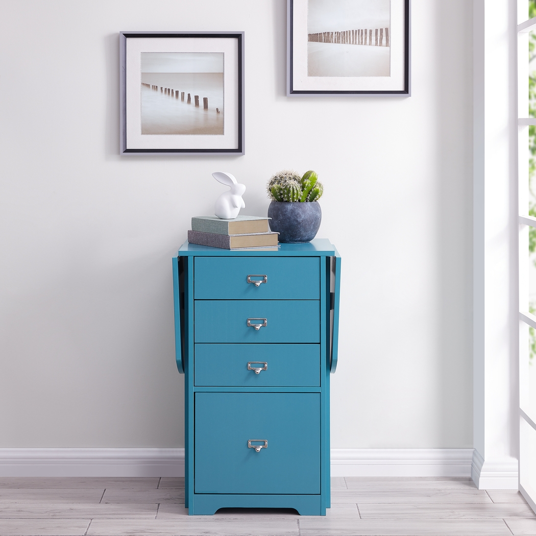 Travia Blue Folding Desk - Thumbnail - Image 7