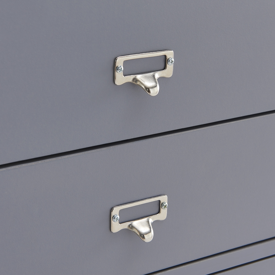 Travia Gray Folding Desk - Thumbnail - Image 4