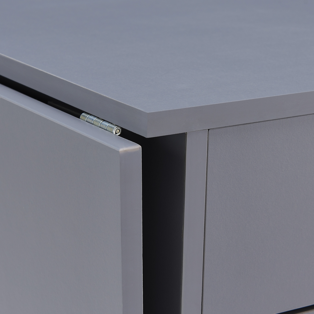 Travia Gray Folding Desk - Thumbnail - Image 5