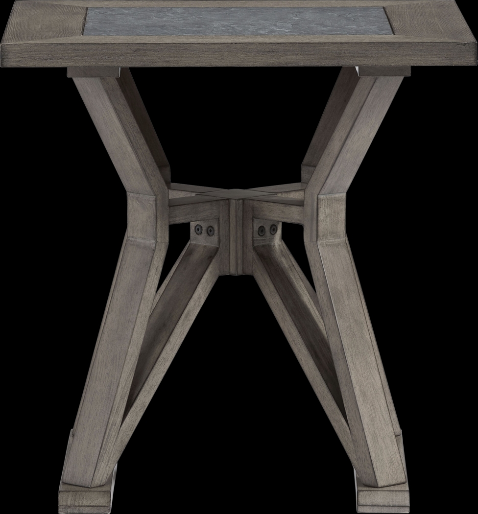Travistock Gray End Table - Thumbnail - Image 3