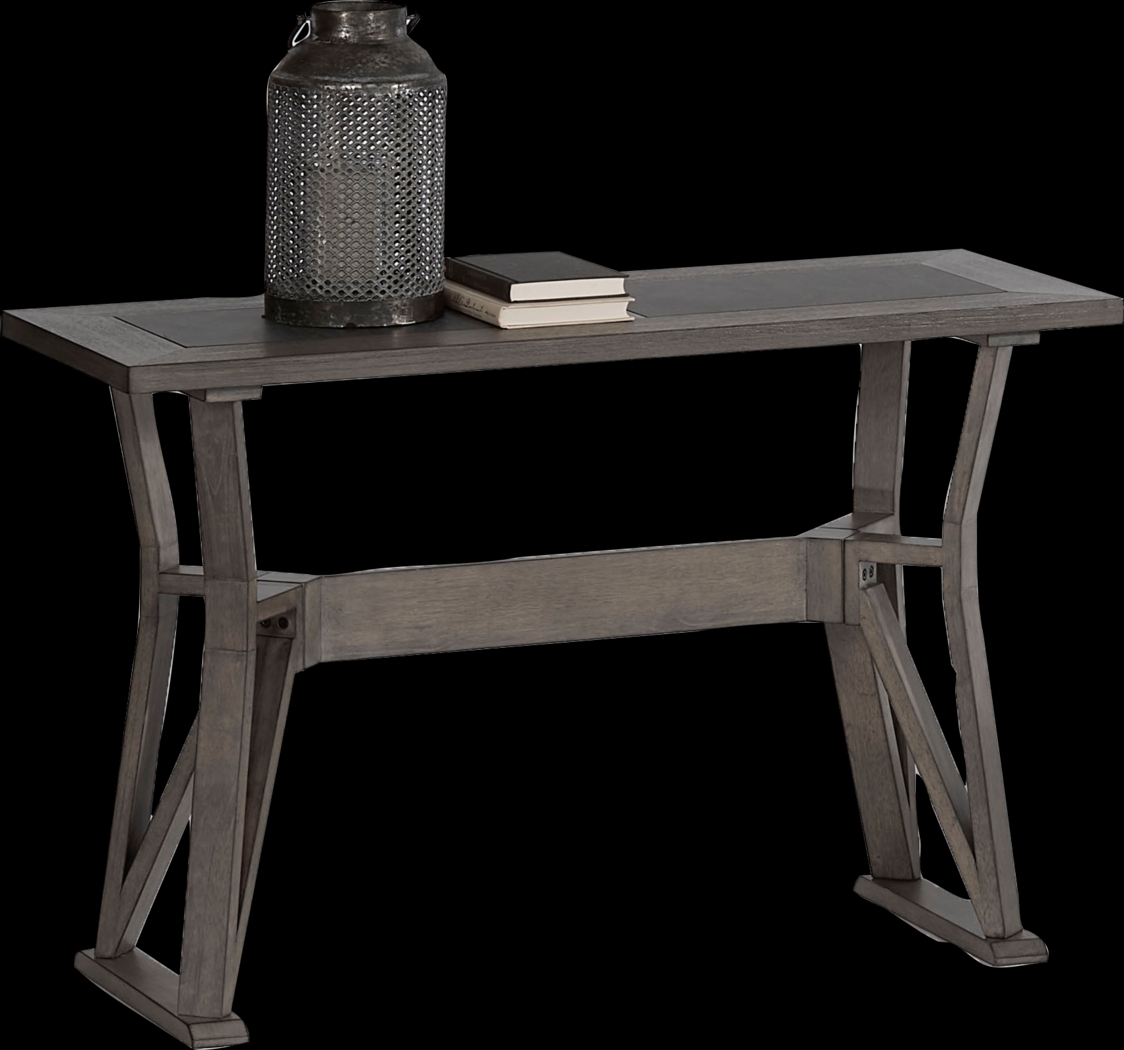 Travistock Gray Sofa Table - Thumbnail - Image 2