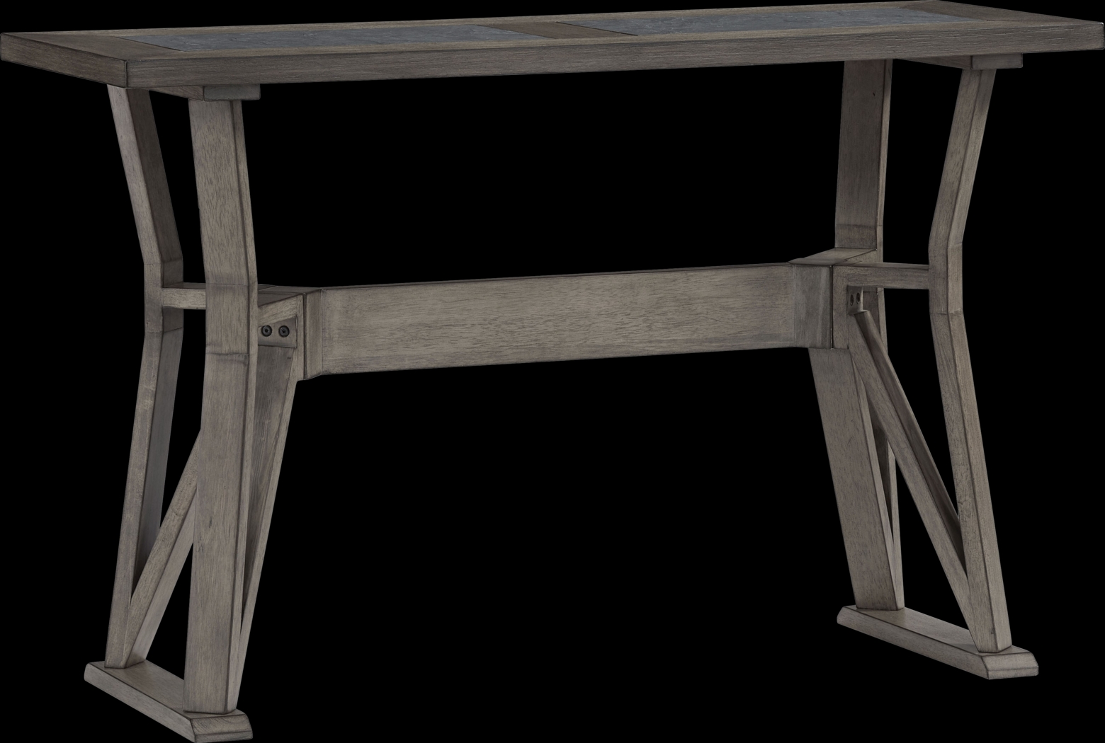 Travistock Gray Sofa Table - Thumbnail - Image 1