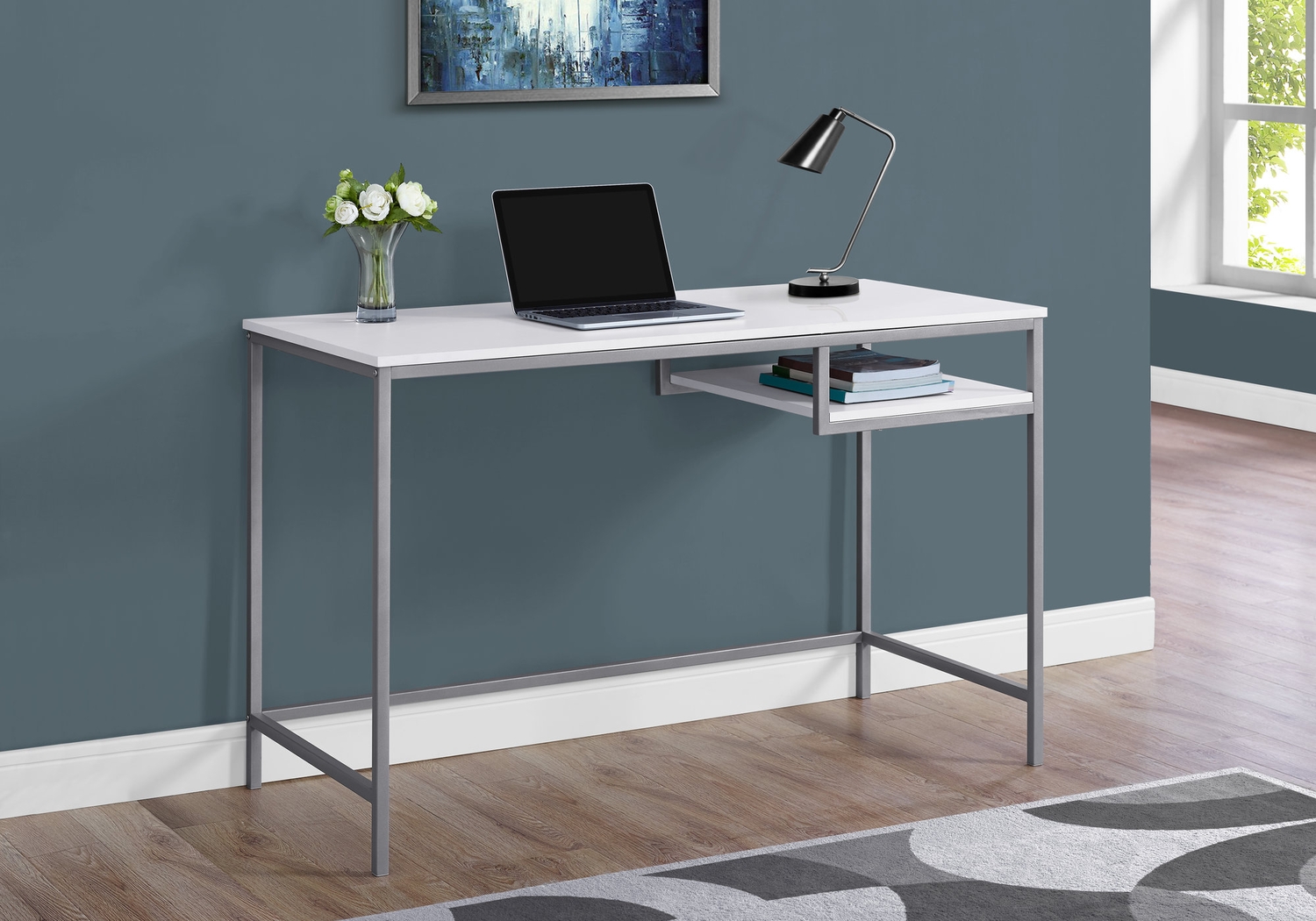 Trawood White Desk - Thumbnail - Image 2